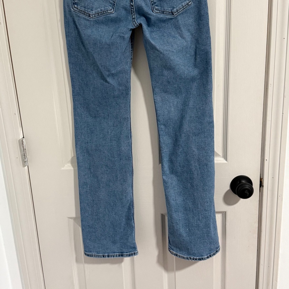 Levis Superlow Bootcut Jeans Women 26 Blue Denim Low Rise Y2K Streetwear Stretch - Picture 6 of 15